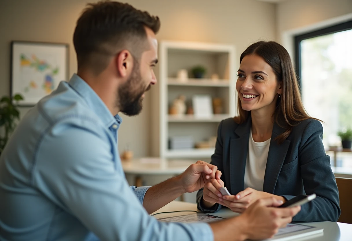 Discussione di finanziamento auto in concessionario